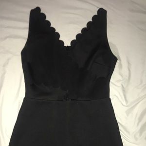 Mini black top shop dress
